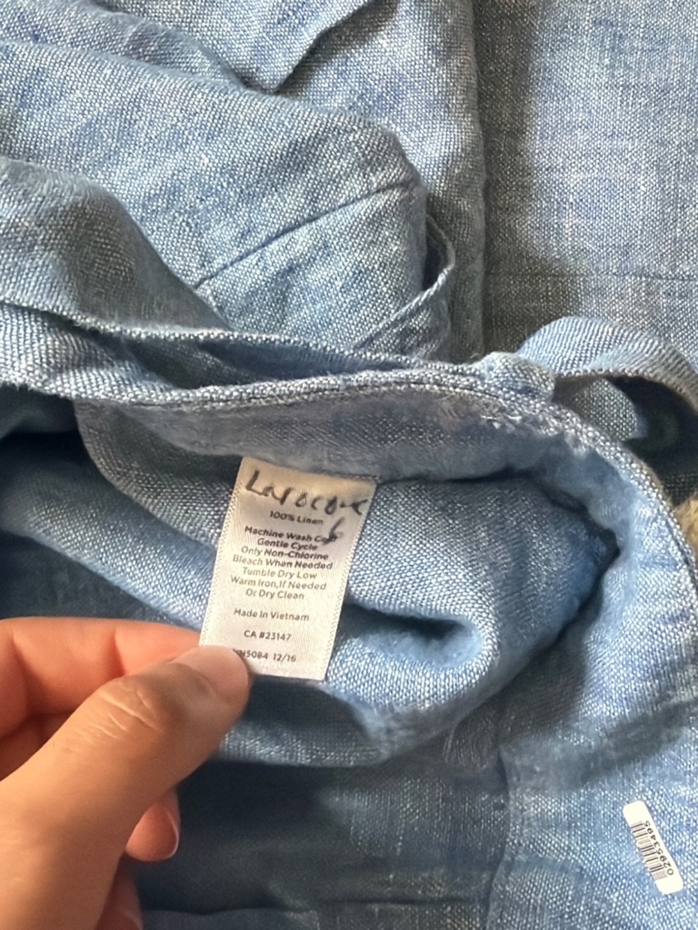 Talbots Linen chambray pants - Picture 8 of 8